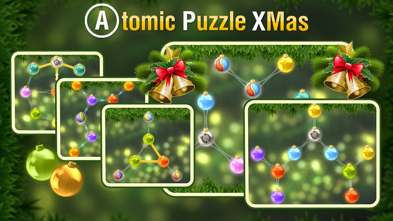 Obraz Atómové vianočné puzzle